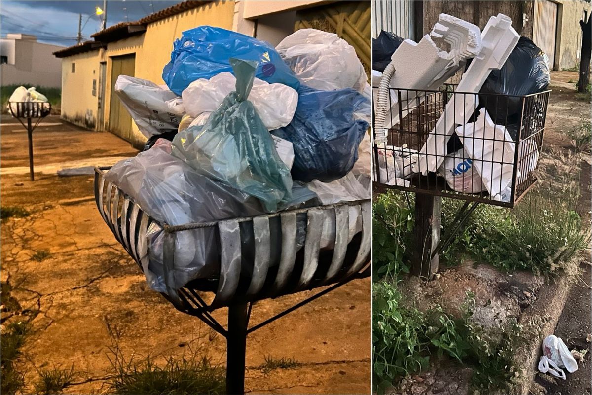 Novo problema na coleta de lixo revolta moradores de bairros de Goiânia